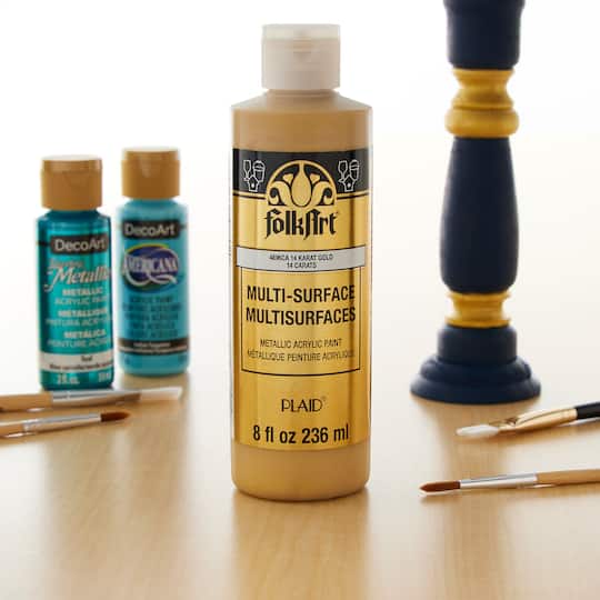 FolkArt® Multi-Surface Metallic Acrylic Paint